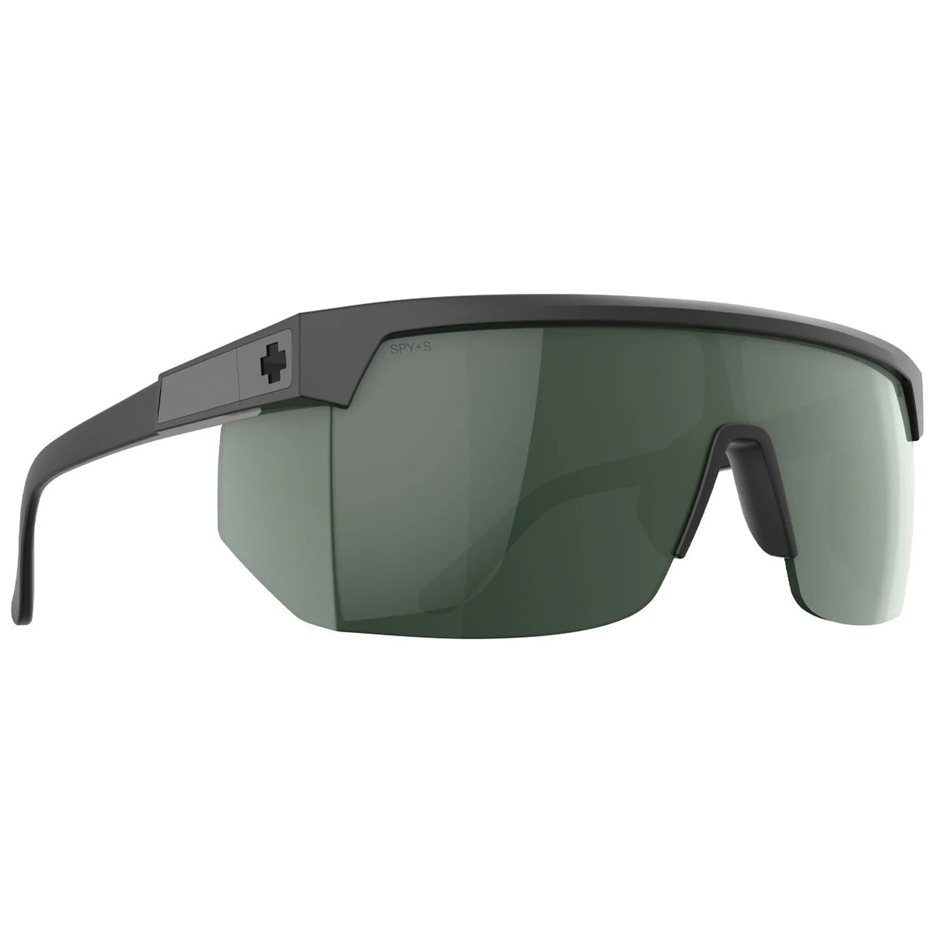 Anteojos SPY+ Super Flynn ANSI Matte Black - Happy Gray Green