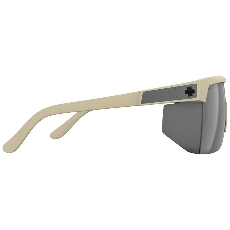 Anteojos SPY+ Super Flynn ANSI Matte Sand - Happy Gray Green Black Mirror