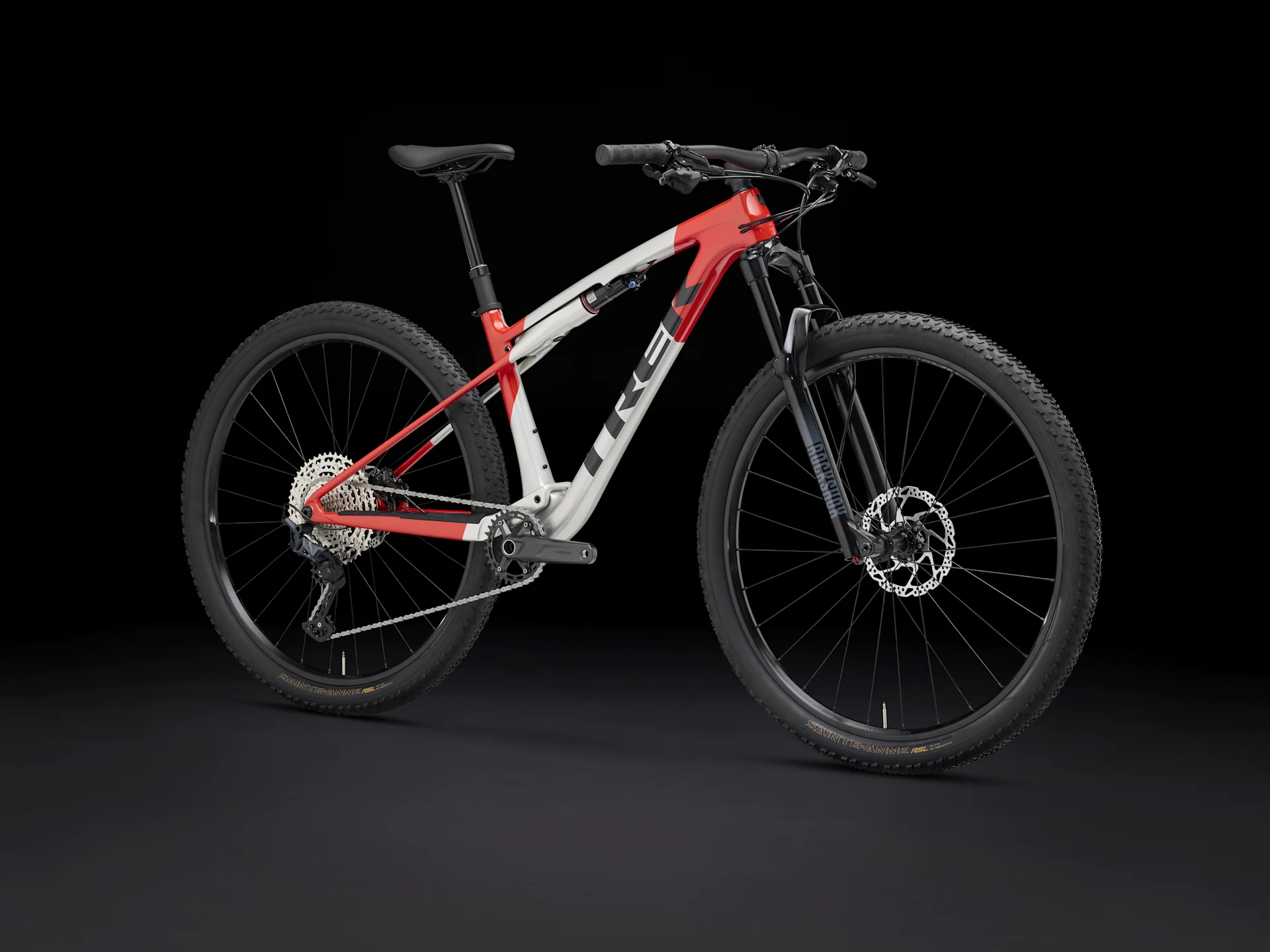 Bicicleta Cross Country Trek Supercaliber SL 9.6 Blanco/Rojo