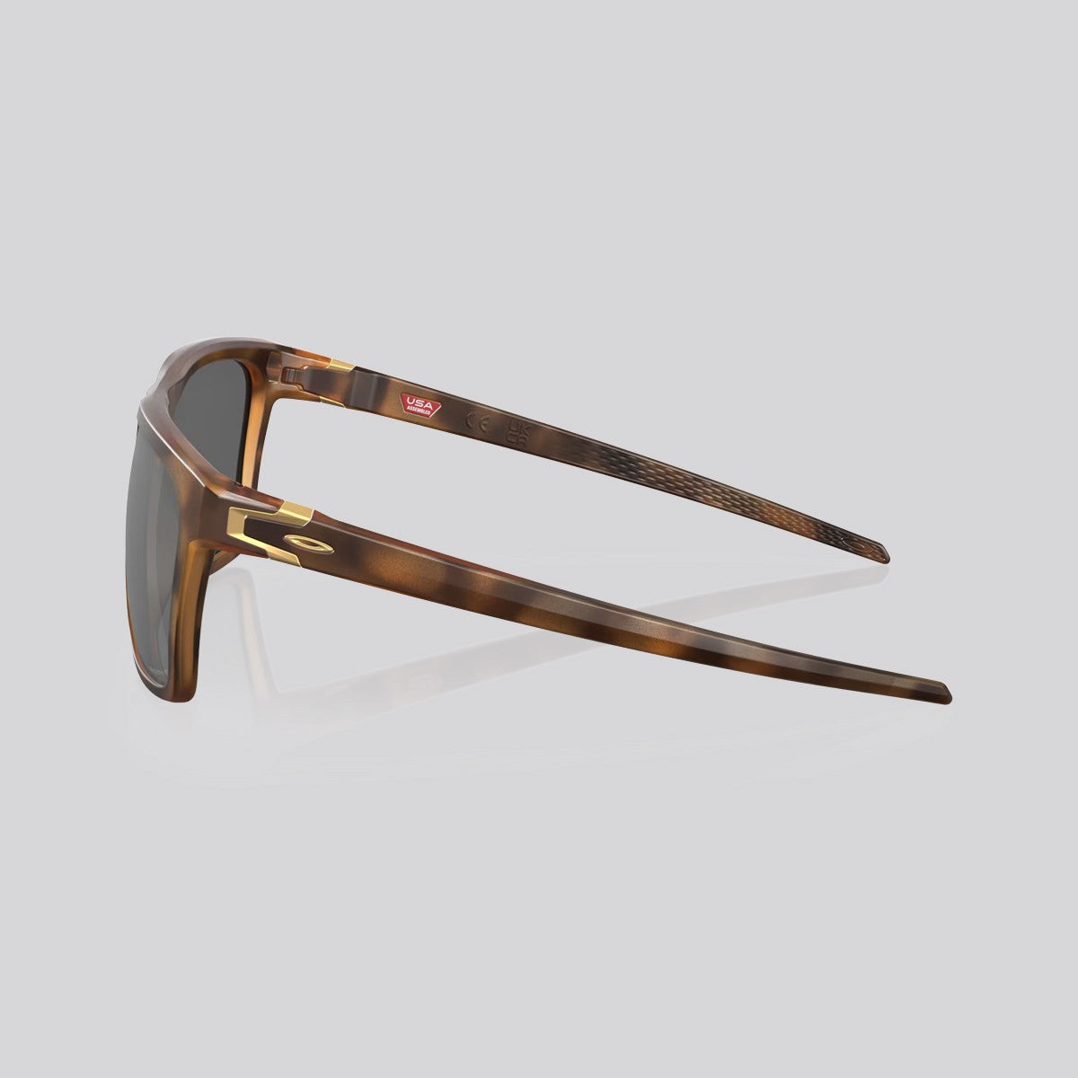 Lentes de Sol Oakley Leffingwell Matte Brown Tortoise / Prizm Black Polarizado - vista 3