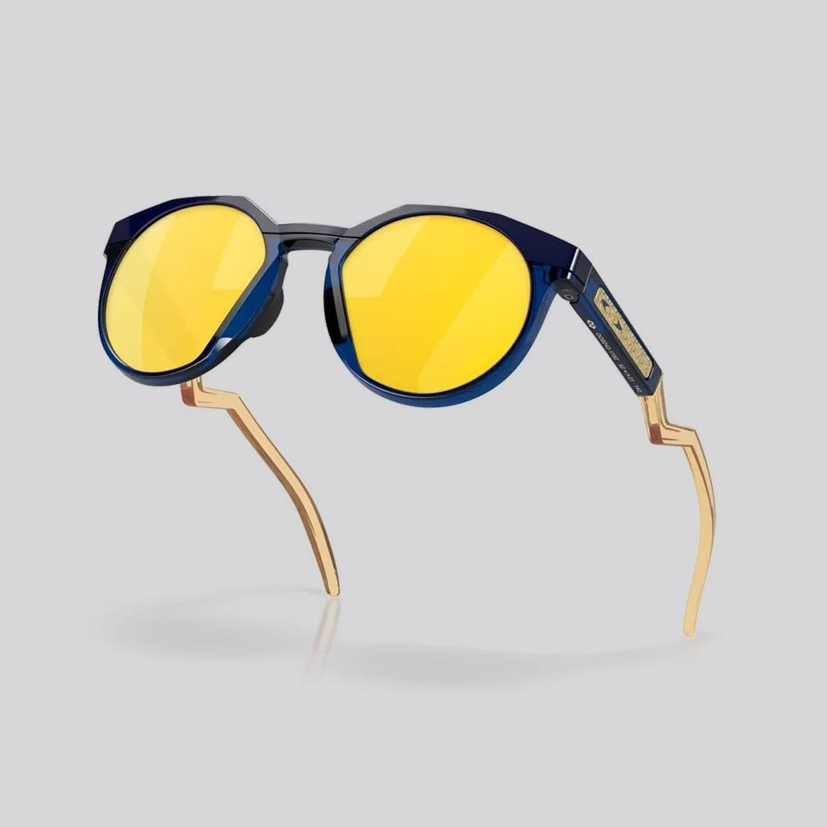 Lentes de Sol Oakley HSTN Trans Blue Light Curry / Prizm 24K Polarizado - vista 4