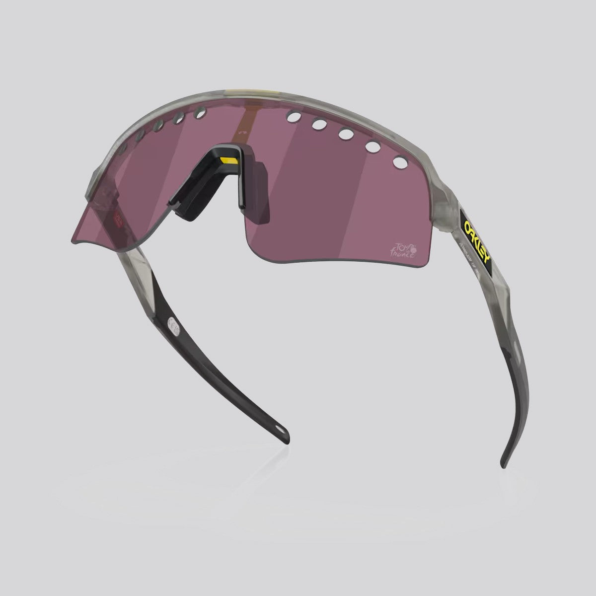 Lentes de Sol Oakley Sutro Lite Sweep Tour de France Matte Grey Ink / Prizm Road Black - vista 4
