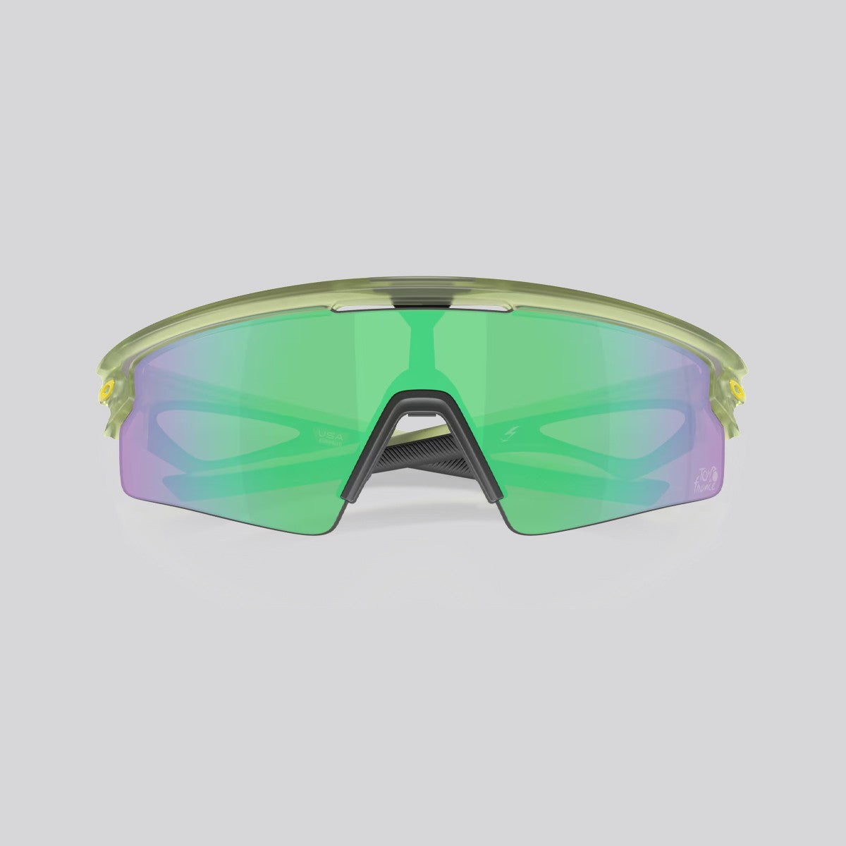 Lentes de Sol Oakley Sphaera 2026 Tour De France Strike Tdf Matte Fern / Prizm Road Jade - vista 5