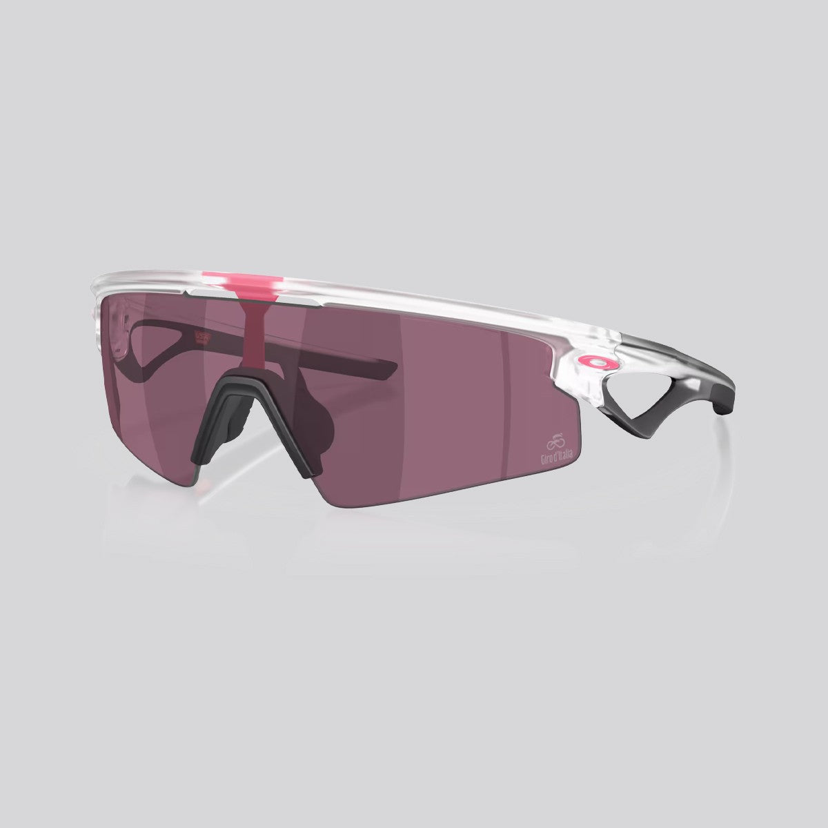 Lentes de Sol Oakley Sphaera Giro d'Italia Matte Clear / Prizm Road Black