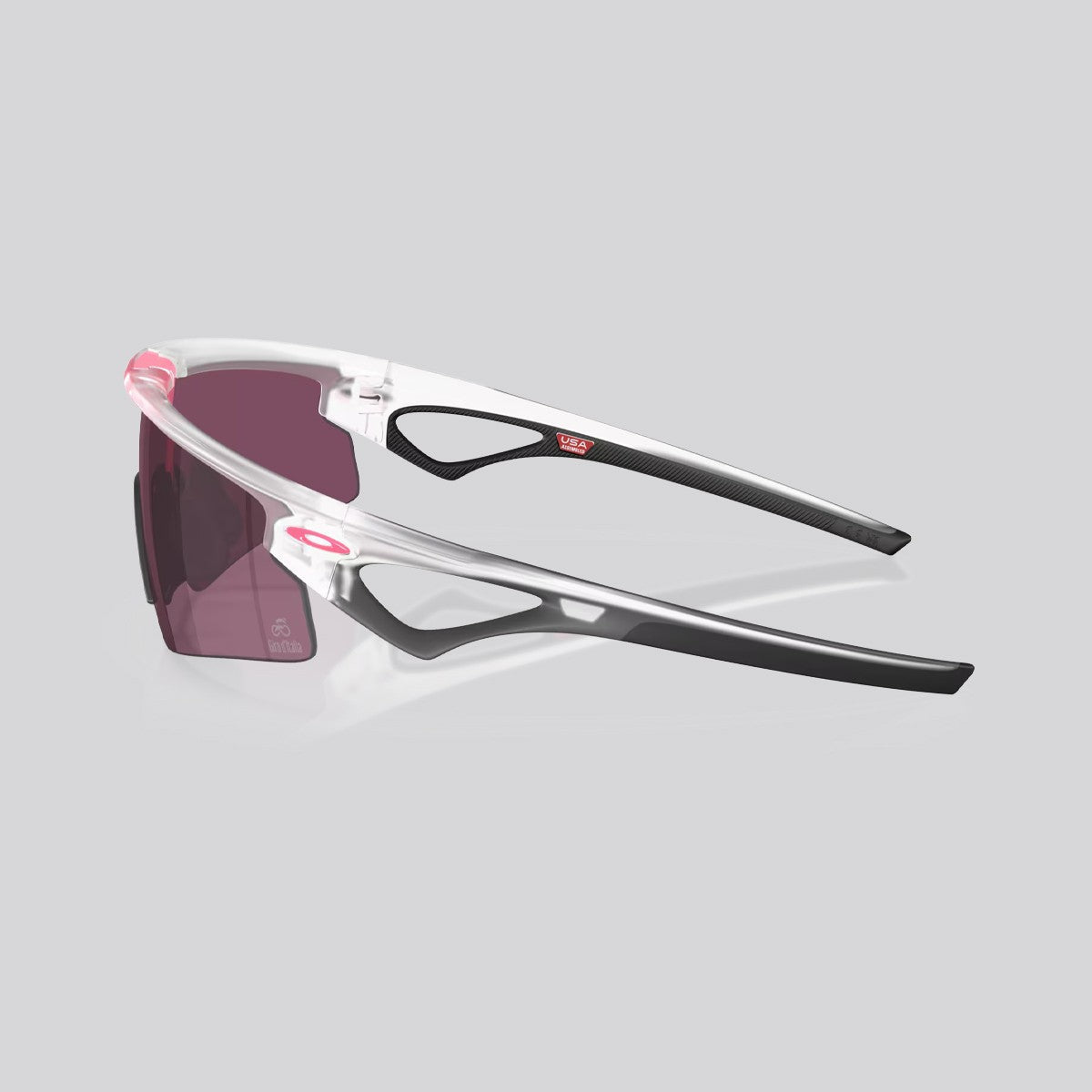 Lentes de Sol Oakley Sphaera Giro d'Italia Matte Clear / Prizm Road Black - vista 3
