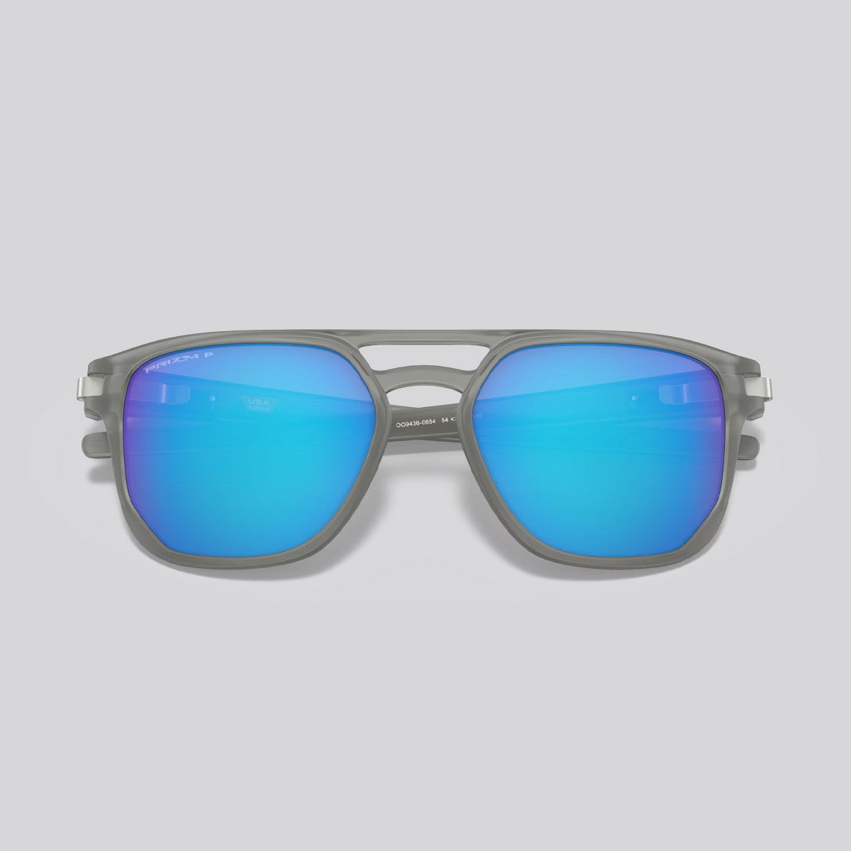 Lentes de Sol Oakley Latch Beta Matte Grey Ink / Prizm Sapphire Polarizado - vista 5