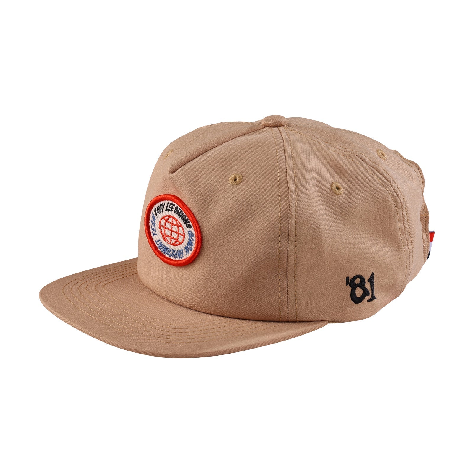 Troy Lee Designs Jockey Unstructured Strapback Enrichment Khaki - Rideshop