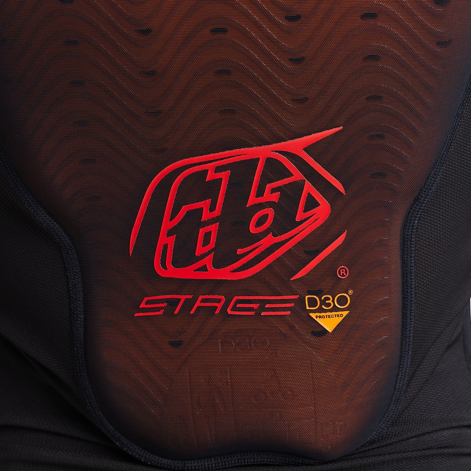 Troy Lee Designs Protector De Torso Sin Manga Stage Ghost D30 Solid Black - Rideshop