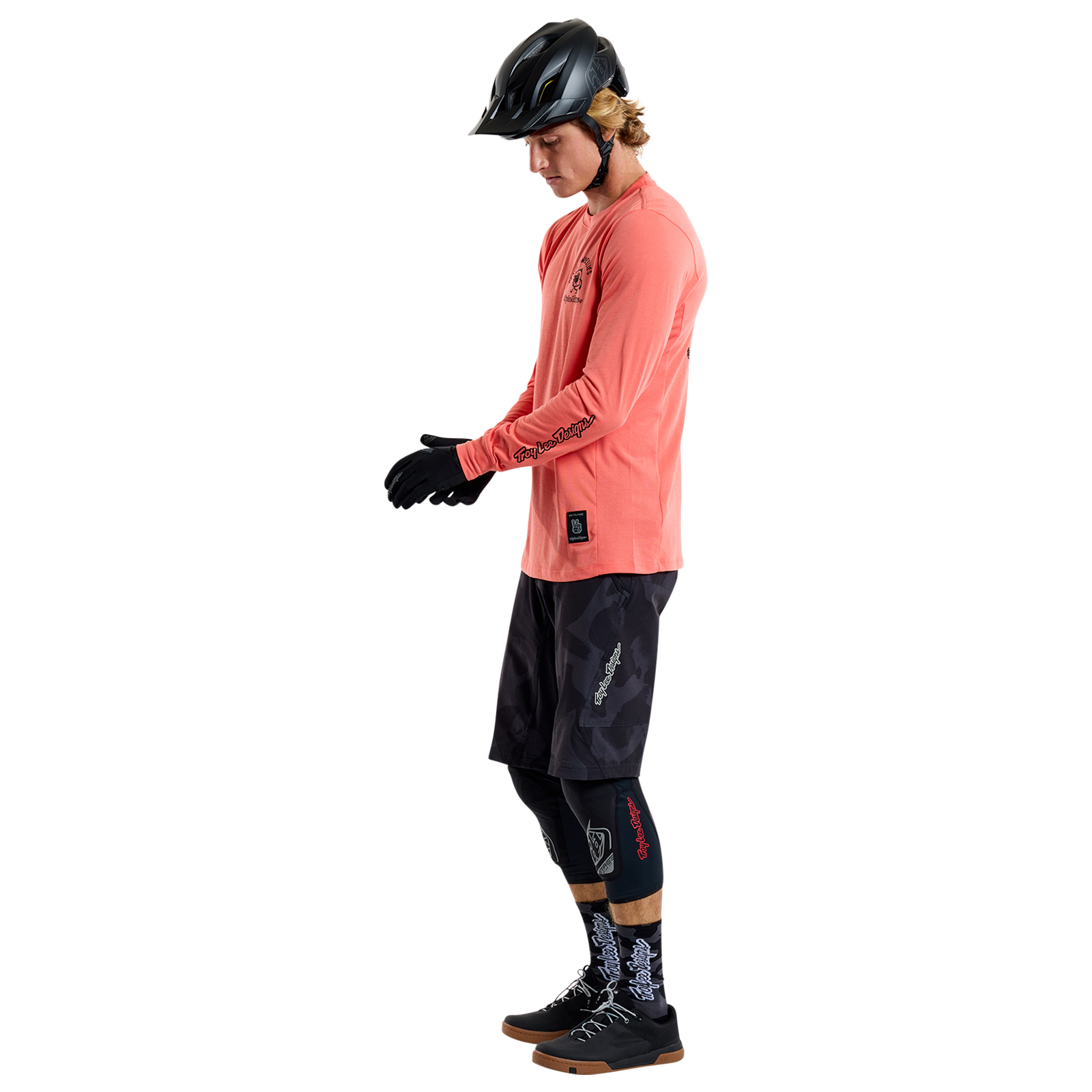 Skyline Long Sleeve Ride Tee P&W Melon