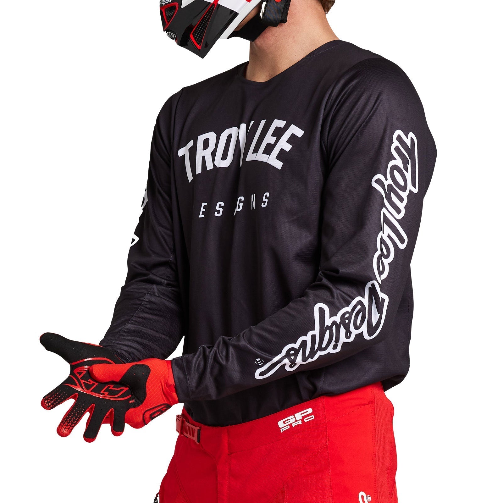 Troy Lee Designs Polera de Moto GP Pro Boltz Negro - Rideshop