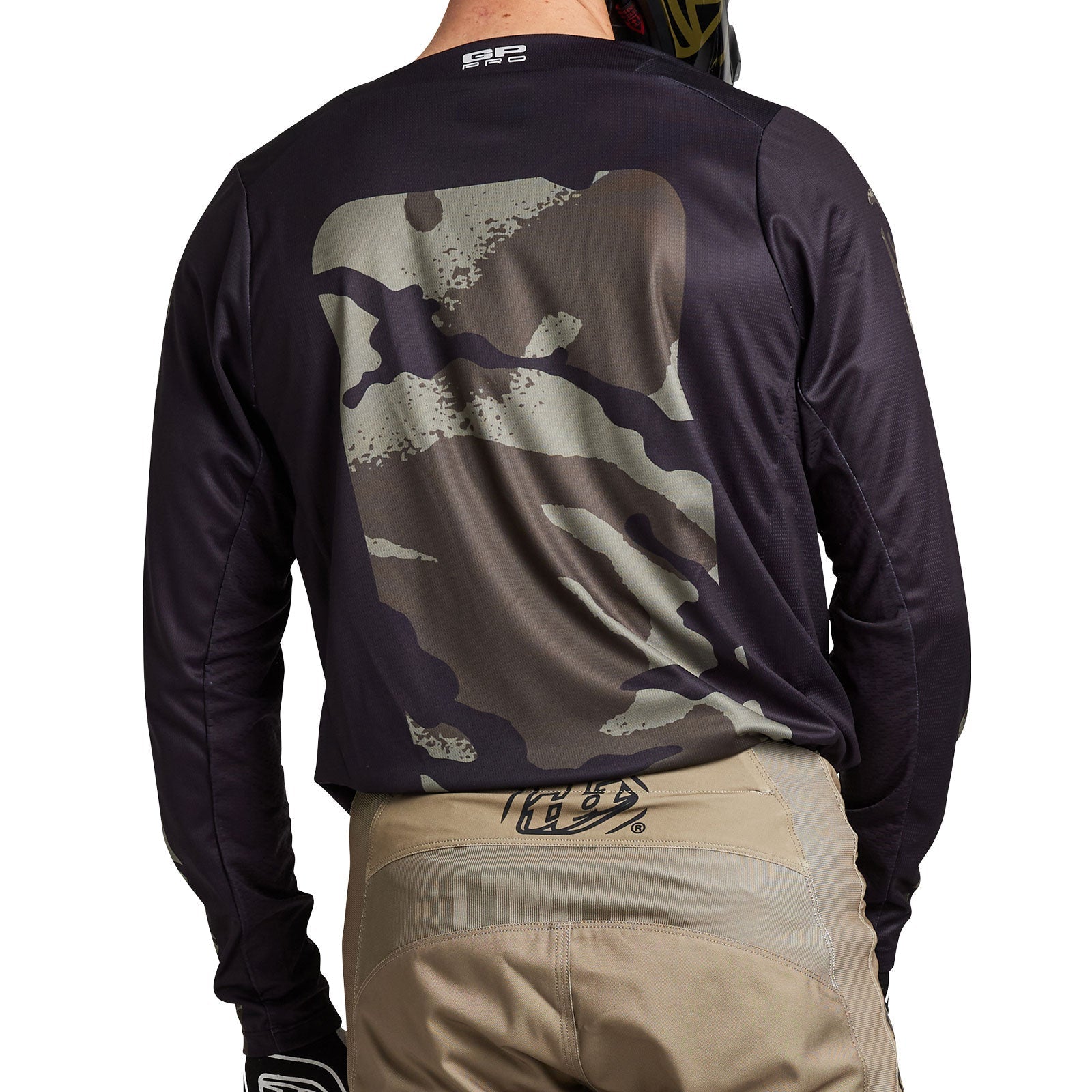 Troy Lee Designs Polera de Moto GP Pro Boxed Negro/Oliva - Rideshop