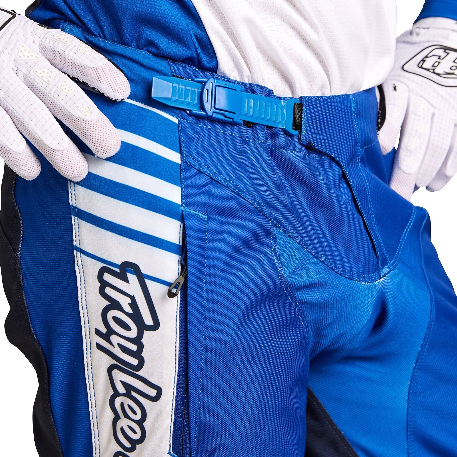 Troy Lee Designs Pantalones GP Blends Blanco/Azul - Rideshop