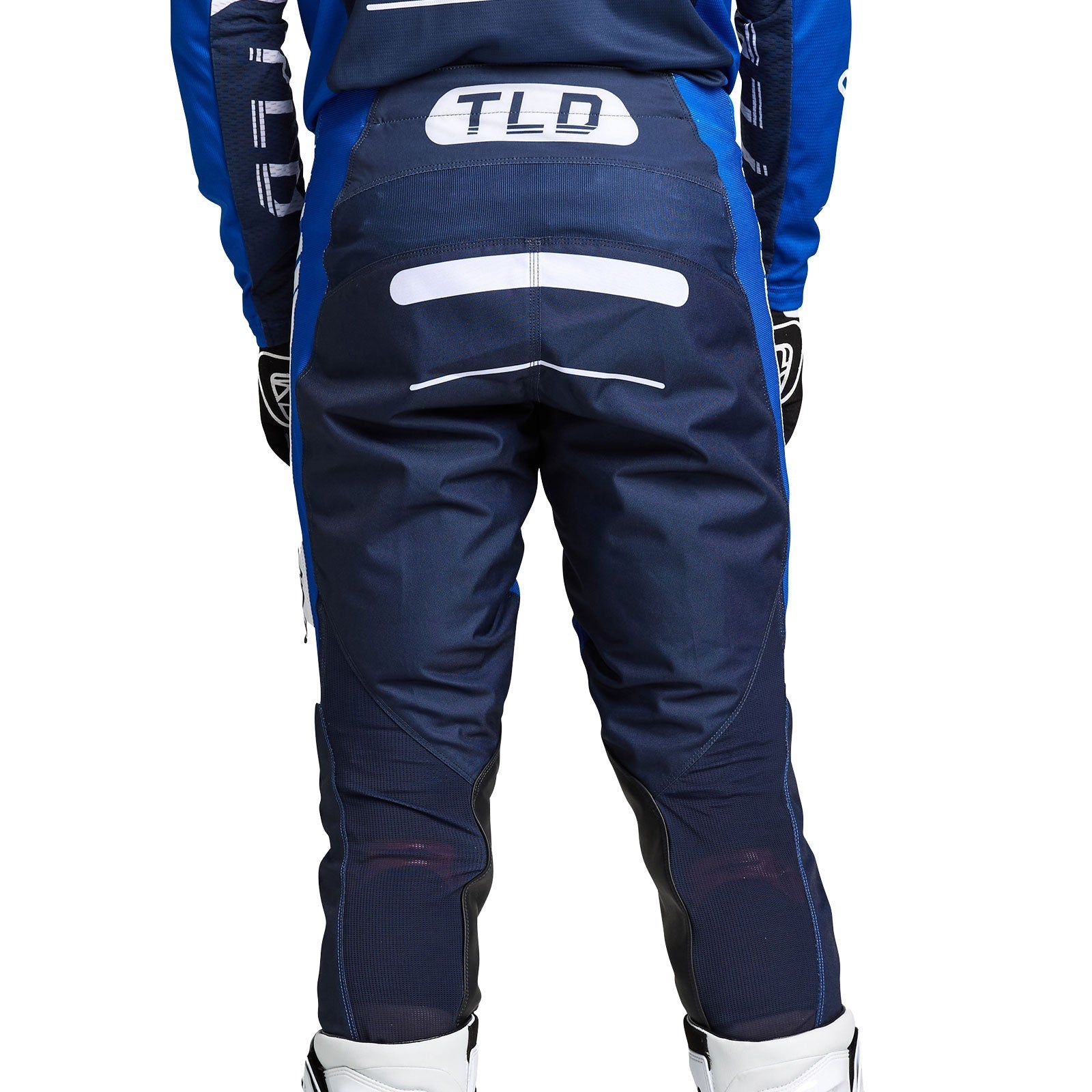 Troy Lee Designs Pantalones GP Blends Blanco/Azul - Rideshop