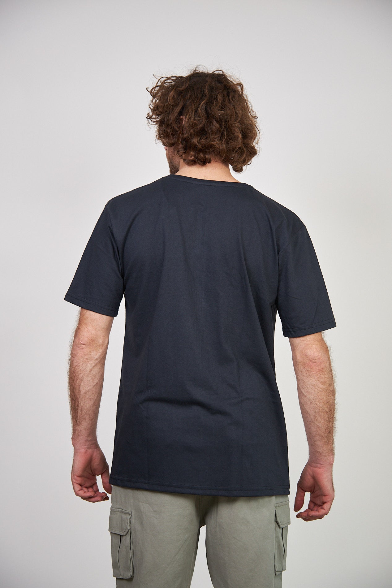 Polera Manga Corta Negra Company