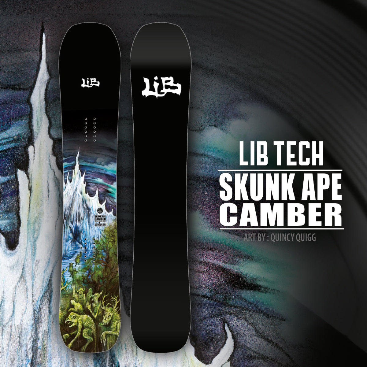 Tabla Snowboard LIB TECH Skunk Ape Camber
