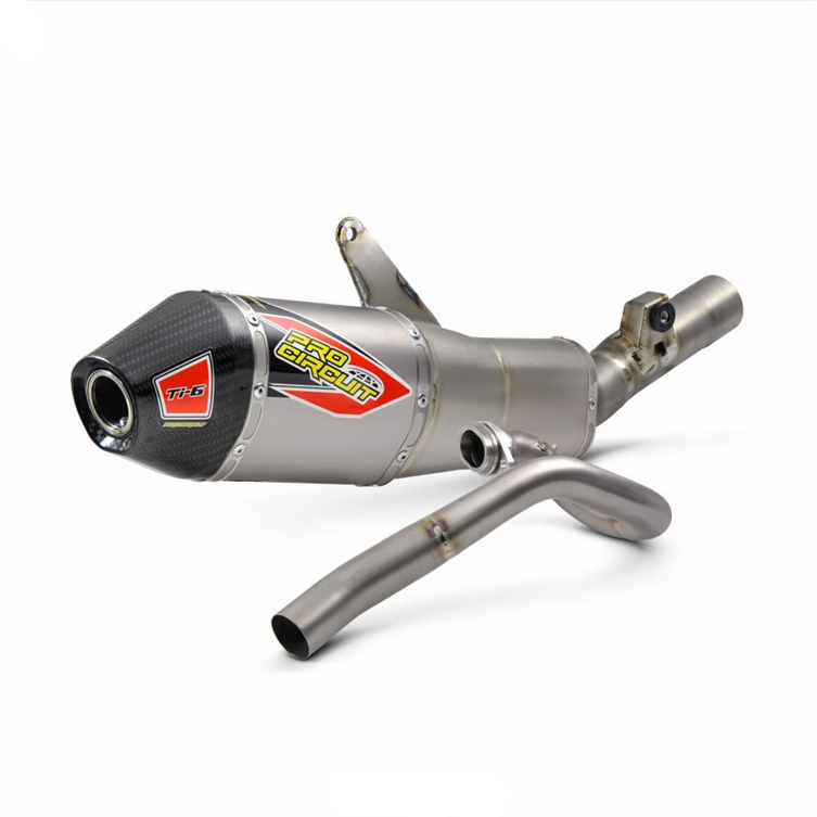 PRO CIRCUIT - ESCAPE T-6 Sistema Euro Titanio / Carbono HONDA CRF450R / RX 21-25