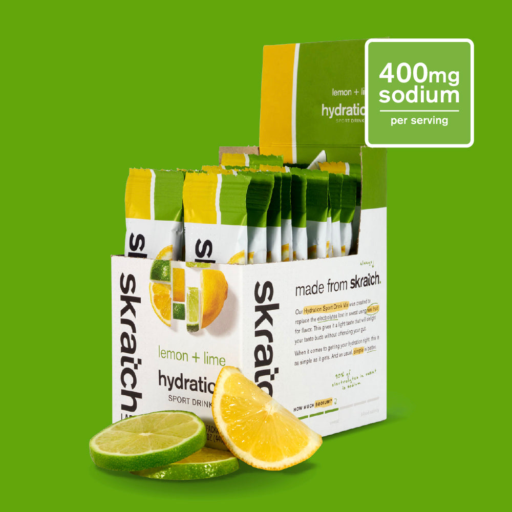 Skratch Labs Hydration Sport Drink Mix Limón y Lima – Caja 20 Sobres de 22 g