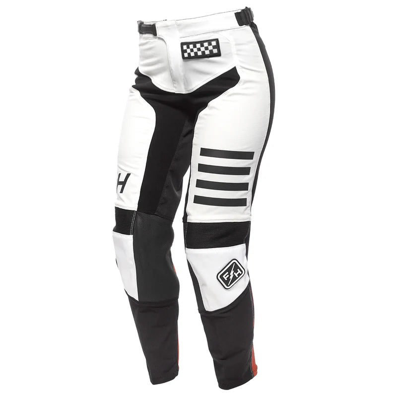 Pantalón Mujer Fasthouse Speed Style Anthem Blanco/Azul