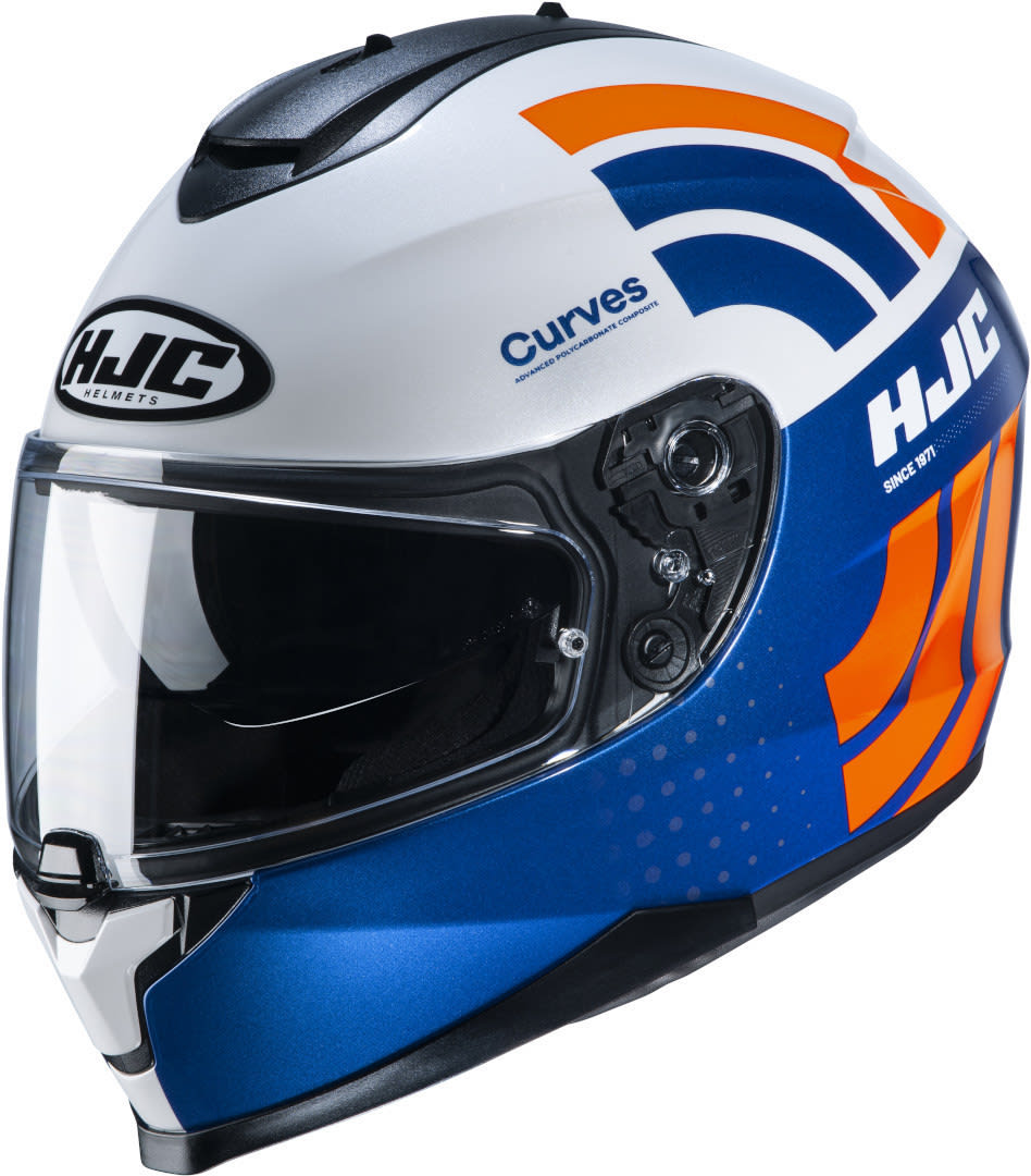 HJC Casco C70 Curves MC27 Azul/Blanco/Rojo - Rideshop