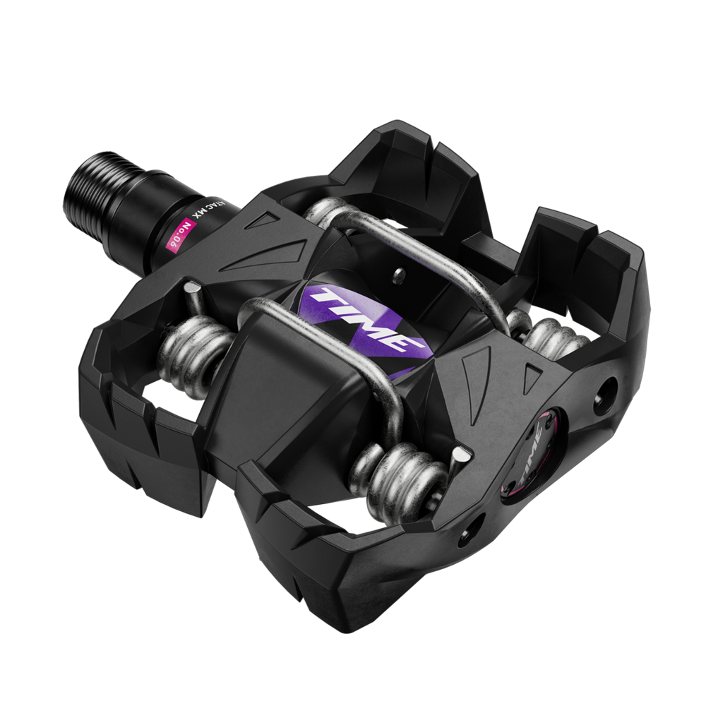 Pedales TIME Sport MX 6 B1 Black Purple - Rideshop