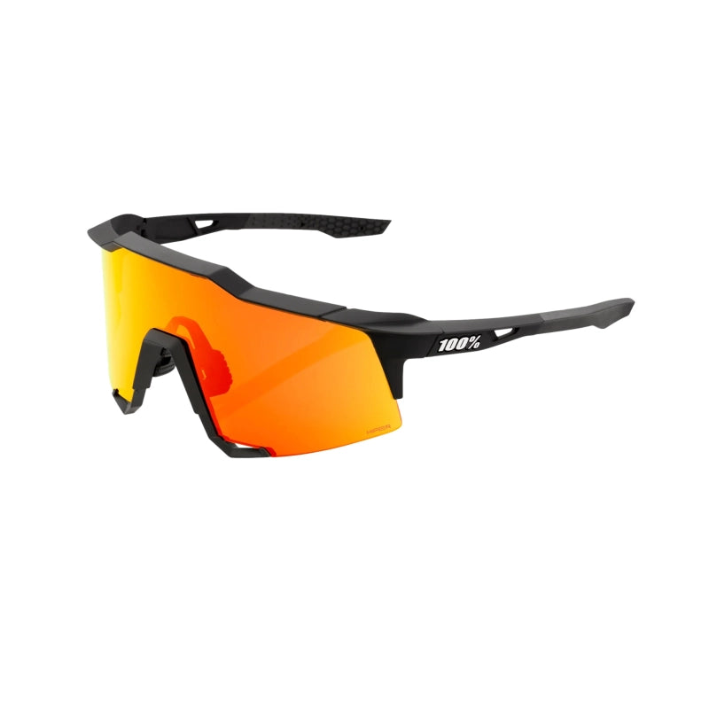 100% Anteojos Speedcraft - Soft Tact Black - Hiper Red Multilayer Mirror Lens - Rideshop