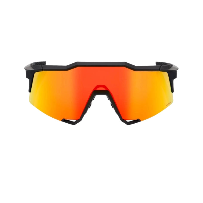 100% Anteojos Speedcraft - Soft Tact Black - Hiper Red Multilayer Mirror Lens - Rideshop