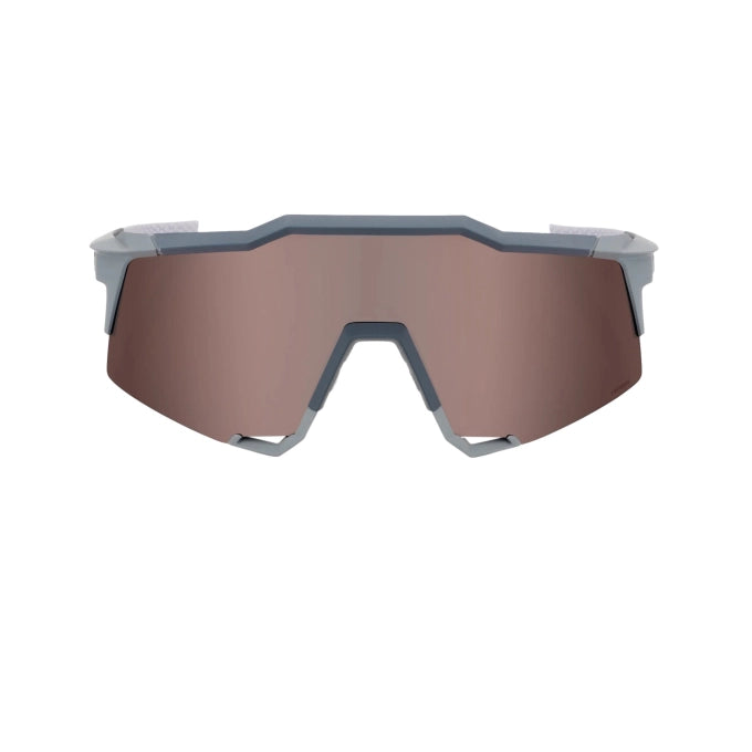100% Anteojos Speedcraft - Soft Tact Stone Grey - Hiper Crimson Silver Mirror Lens - Rideshop