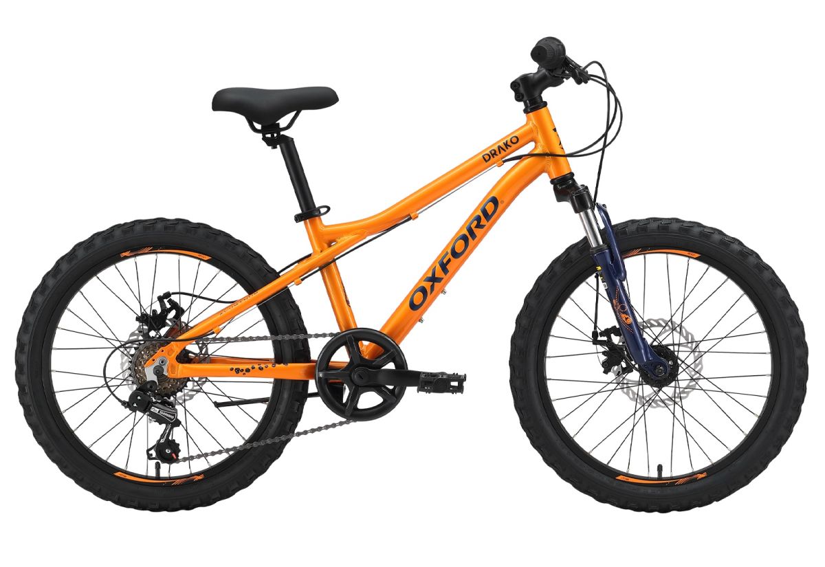 Bicicleta Infantil Oxford Drako Suspensión Aro 20 Naranja 2024