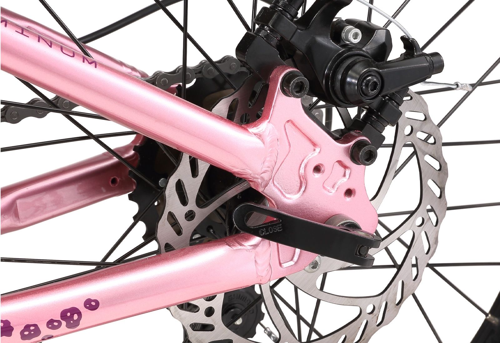 Bicicleta Infantil Oxford Luna Aro 20 Suspensión 6V Rosado My2025