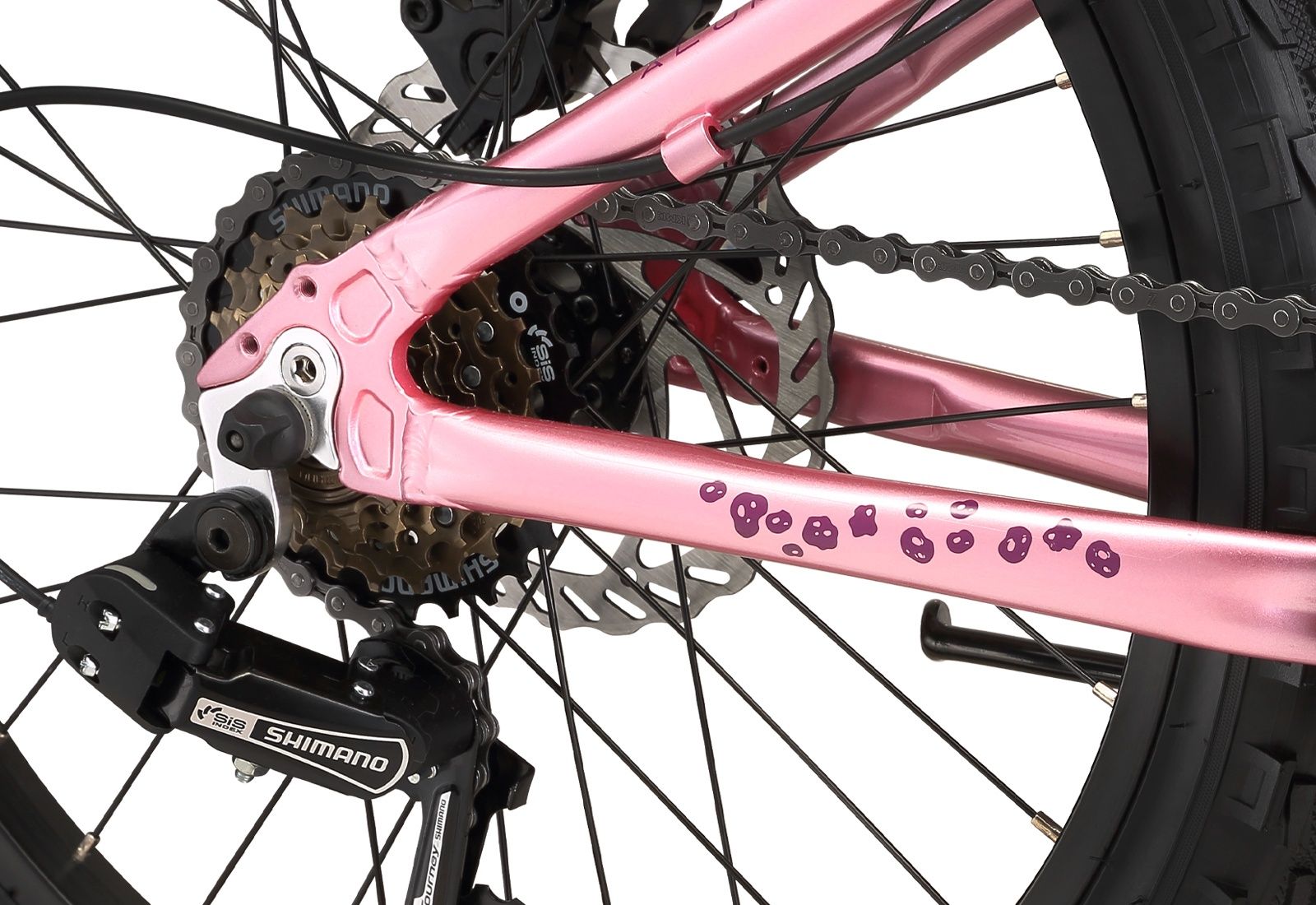 Bicicleta Infantil Oxford Luna Aro 20 Suspensión 6V Rosado My2025