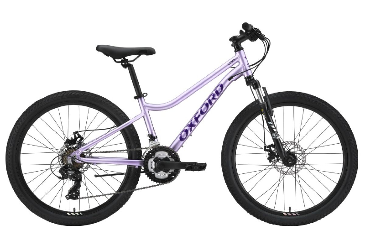 Bicicleta Infantil Oxford Luna Suspension Aro 24 Lila