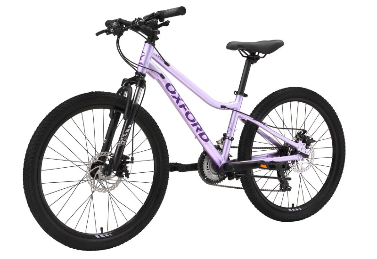 Bicicleta Infantil Oxford Luna Suspension Aro 24 Lila