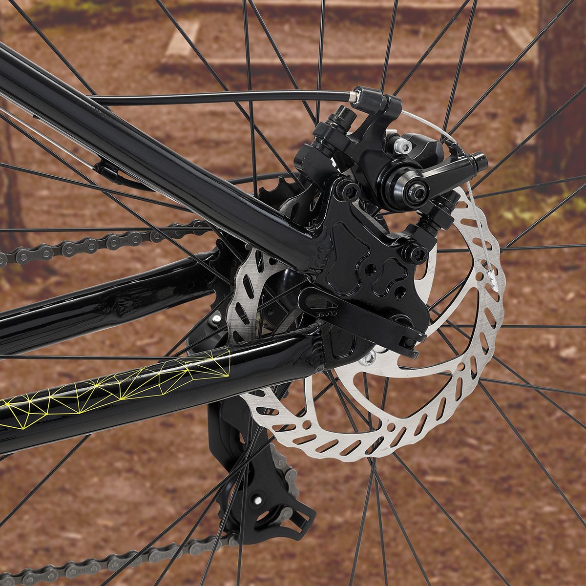 Oxford Bicicleta Aro 27.5 Merak 1 Negra - Rideshop