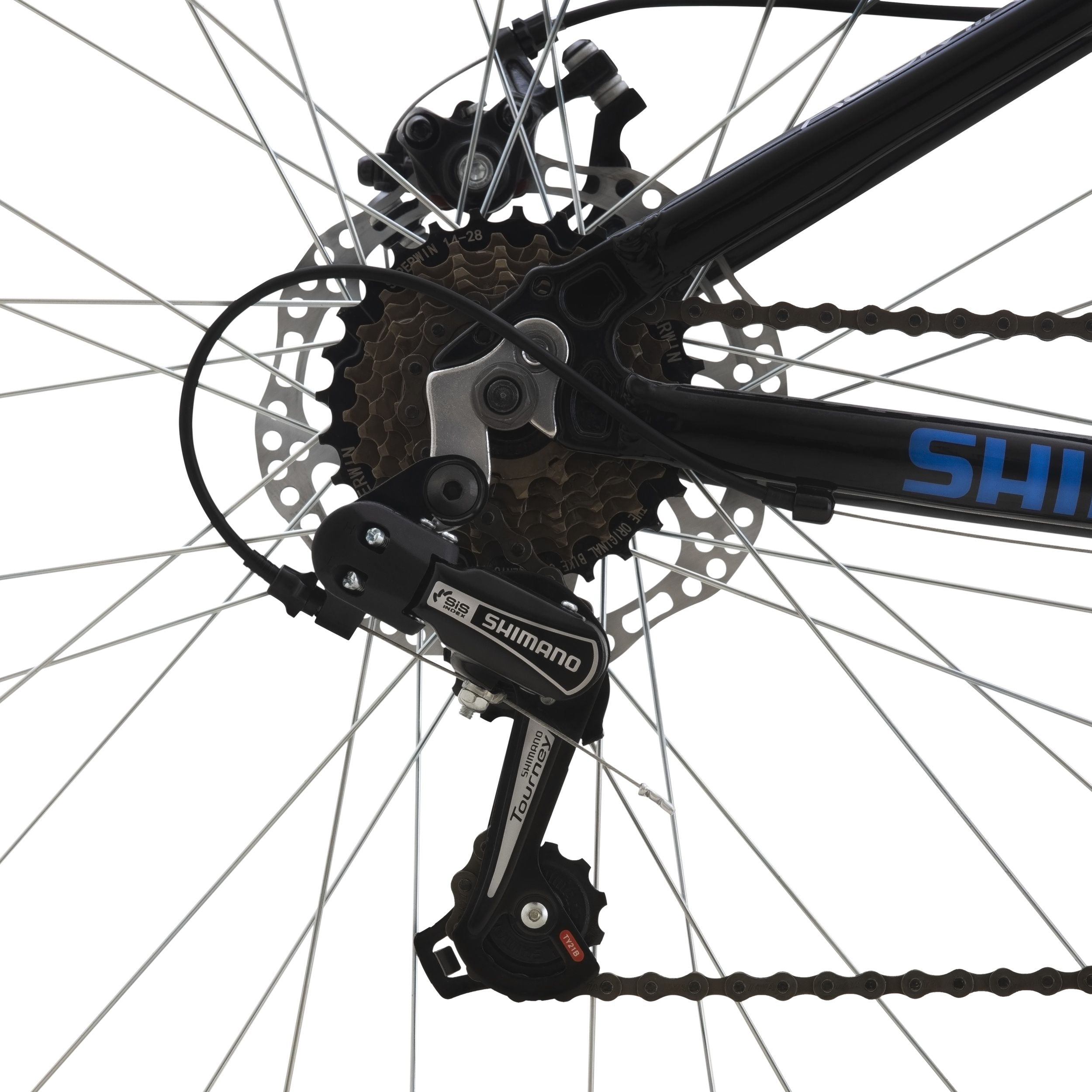 Oxford Bicicleta Everest 21V Negro/Plata - Rideshop