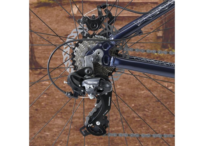 Oxford Bicicleta Merak 1 21V Azul Indigo - Rideshop