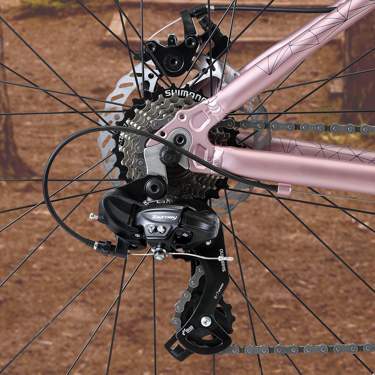 Oxford Bicicleta Aro 29 Venus 1 Rosada - Rideshop