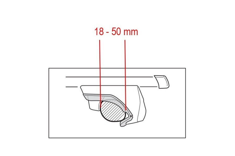 Thule Barras SmartRack XT 118cm | Squarebar