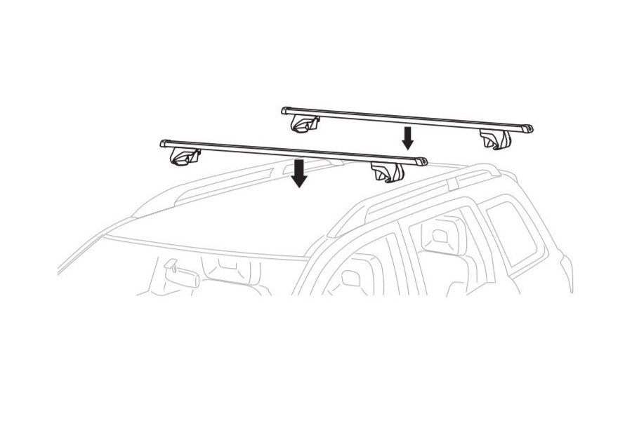 Thule Barras SmartRack XT 135cm | Squarebar