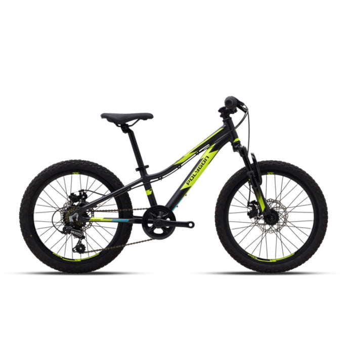 Bicicleta Niño Polygon RELIC20 BLACK/GREEN
