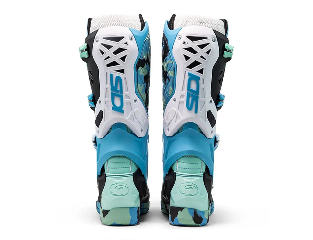 Bota de Moto Sidi Crossair X Messy Cyan