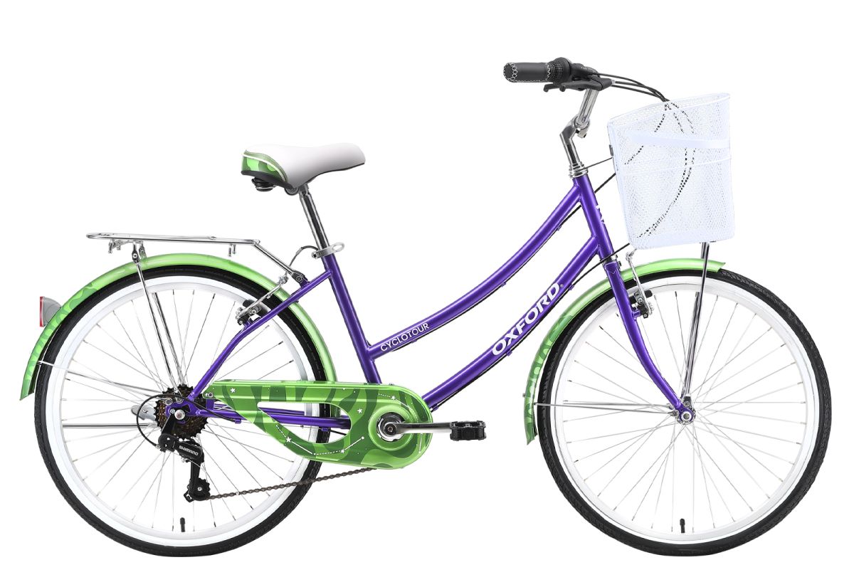Bicicleta Infantil Oxford Cyclotour 24 6V Morado