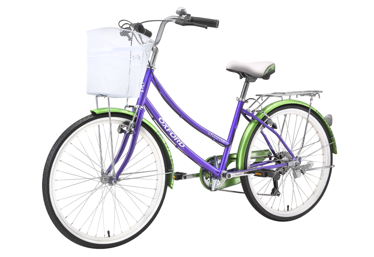 Bicicleta Infantil Oxford Cyclotour 24 6V Morado