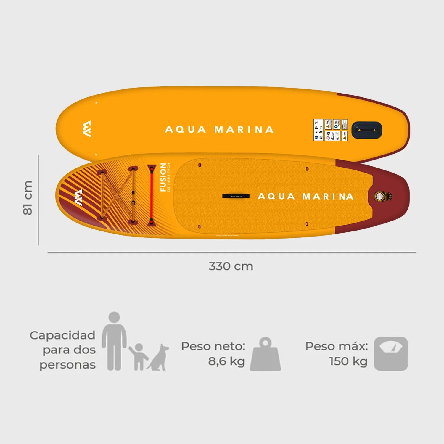 SUP Aqua Marina Fusion 10'10''