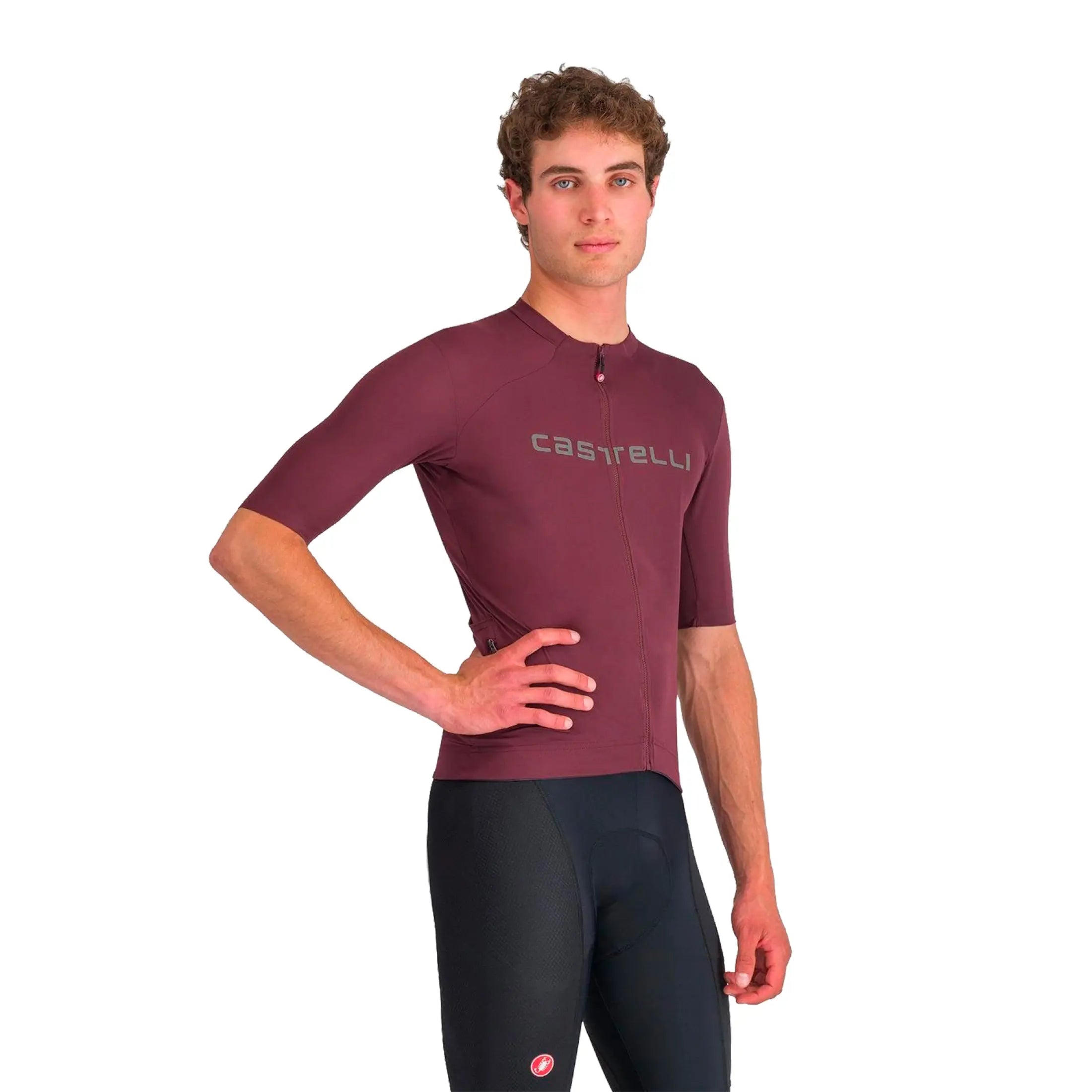 Jersey Castelli Prologo Lite Deep Bordeaux