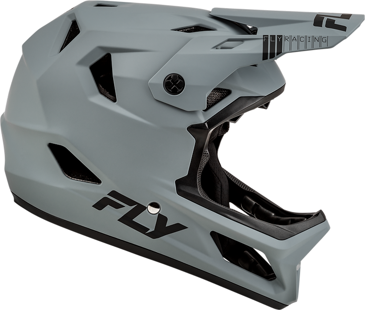 Casco Bicicleta Fly Racing Rayce Gris Mate 2025