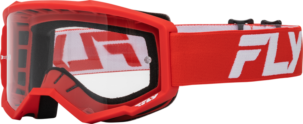 Antiparras Focus Fly Racing Rojo/Blanco 2025