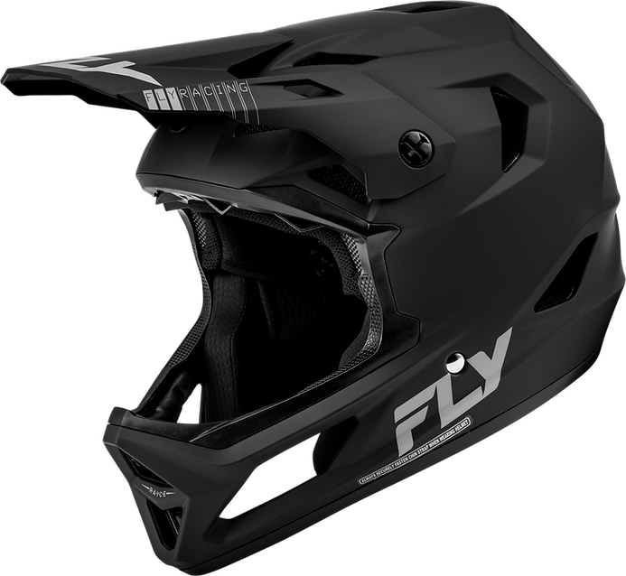 Casco Bicicleta Fly Racing Rayce Negro Mate 2025