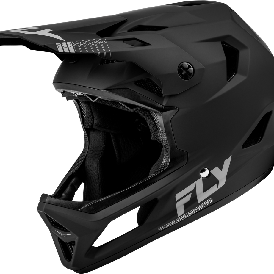 Casco de Bicicleta Fly Racing Rayce 2025 Niño Matte Black - Rideshop