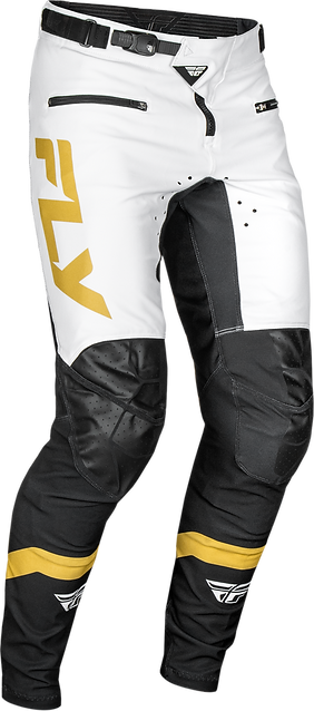 Pantalones MTB Fly Racing Rayce Blanco Negro 2025