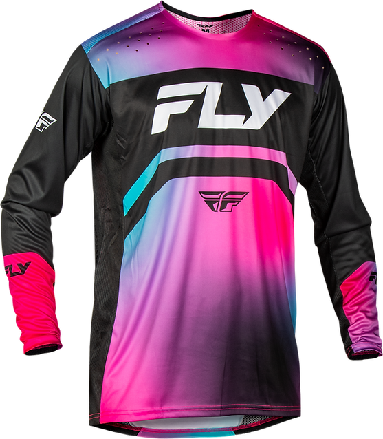 Jersey MTB Fly Racing Rayce Fucsia/Negro/Teal 2025